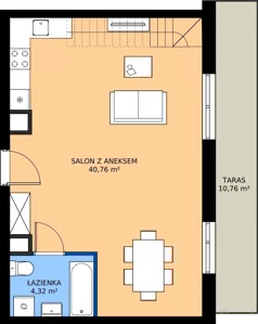 4 pokoje, apartament 82,25 m², piętro 5, oferta nr A/64, Królowej Jadwigi 51 - Etap I, Poznań, Wilda, Stare Miasto, Królowej Jadwigi 51
