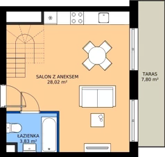 3 pokoje, mieszkanie 57,34 m², piętro 5, oferta nr A/62, Królowej Jadwigi 51 - Etap I, Poznań, Wilda, Stare Miasto, Królowej Jadwigi 51