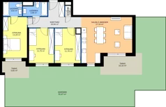 4 pokoje, apartament 83,24 m², parter, oferta nr B/06, Królowej Jadwigi 51 - Etap I, Poznań, Wilda, Stare Miasto, Królowej Jadwigi 51