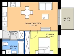 2 pokoje, mieszkanie 39,89 m², parter, oferta nr C/02, Królowej Jadwigi 51 - Etap II, Poznań, Wilda, Stare Miasto, Królowej Jadwigi 51