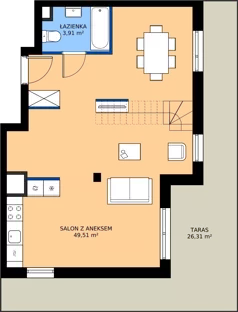4 pokoje, mieszkanie 87,47 m², piętro 5, oferta nr C/66, Królowej Jadwigi 51 - Etap II, Poznań, Wilda, Stare Miasto, Królowej Jadwigi 51