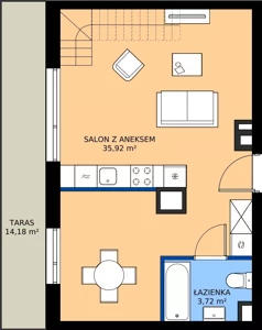 4 pokoje, mieszkanie 73,09 m², piętro 5, oferta nr C/58, Królowej Jadwigi 51 - Etap II, Poznań, Wilda, Stare Miasto, Królowej Jadwigi 51