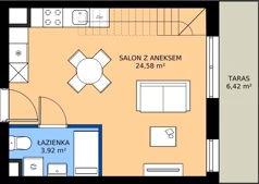 2 pokoje, mieszkanie 49,42 m², piętro 5, oferta nr C/65, Królowej Jadwigi 51 - Etap II, Poznań, Wilda, Stare Miasto, Królowej Jadwigi 51