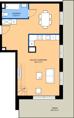 4 pokoje, mieszkanie 89,45 m², piętro 5, oferta nr E/36, Królowej Jadwigi 51 - Etap II, Poznań, Wilda, Stare Miasto, Królowej Jadwigi 51