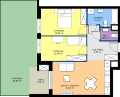 3 pokoje, mieszkanie 61,25 m², piętro 1, oferta nr D/10, Królowej Jadwigi 51 - Etap II, Poznań, Wilda, Stare Miasto, Królowej Jadwigi 51