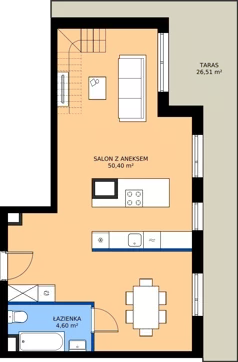 4 pokoje, mieszkanie 96,98 m², piętro 5, oferta nr E/41, Królowej Jadwigi 51 - Etap II, Poznań, Wilda, Stare Miasto, Królowej Jadwigi 51