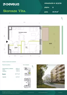 2 pokoje, mieszkanie 37,71 m², parter, oferta nr A/2/22, Skorosze Vita, Warszawa, Ursus, Skorosze, ul. Świętej Rodziny