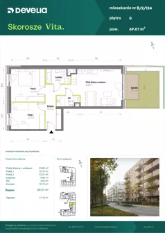 3 pokoje, mieszkanie 70,51 m², piętro 3, oferta nr A/2/52, Skorosze Vita, Warszawa, Ursus, Skorosze, ul. Świętej Rodziny
