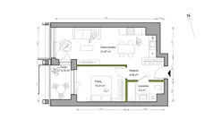 2 pokoje, mieszkanie 41,45 m², piętro 2, oferta nr A.005, Bracka Vita, Katowice, Dąb, Dąb, ul. Bracka 20