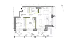 3 pokoje, mieszkanie 60,14 m², piętro 3, oferta nr A.013, Bracka Vita, Katowice, Dąb, Dąb, ul. Bracka 20