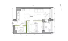 2 pokoje, mieszkanie 41,46 m², piętro 4, oferta nr A.021, Bracka Vita, Katowice, Dąb, Dąb, ul. Bracka 20