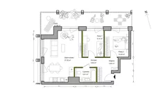 3 pokoje, mieszkanie 60,95 m², piętro 4, oferta nr A.028, Bracka Vita, Katowice, Dąb, Dąb, ul. Bracka 20