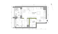 2 pokoje, mieszkanie 40,31 m², piętro 7, oferta nr A.057, Bracka Vita, Katowice, Dąb, Dąb, ul. Bracka 20