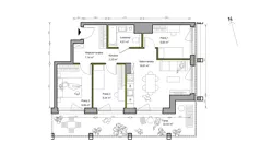 4 pokoje, mieszkanie 61,81 m², piętro 8, oferta nr A.063, Bracka Vita, Katowice, Dąb, Dąb, ul. Bracka 20