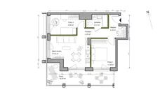 3 pokoje, mieszkanie 52,95 m², piętro 8, oferta nr A.064, Bracka Vita, Katowice, Dąb, Dąb, ul. Bracka 20
