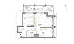 3 pokoje, mieszkanie 52,81 m², piętro 8, oferta nr A.069, Bracka Vita, Katowice, Dąb, Dąb, ul. Bracka 20