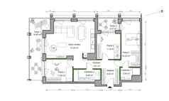 4 pokoje, mieszkanie 93,39 m², piętro 10, oferta nr A.081, Bracka Vita, Katowice, Dąb, Dąb, ul. Bracka 20
