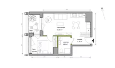 2 pokoje, mieszkanie 39,81 m², piętro 12, oferta nr A.099, Bracka Vita, Katowice, Dąb, Dąb, ul. Bracka 20