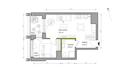 2 pokoje, mieszkanie 39,81 m², piętro 15, oferta nr A.123, Bracka Vita, Katowice, Dąb, Dąb, ul. Bracka 20