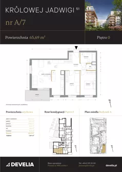 3 pokoje, apartament 65,69 m², parter, oferta nr A/07, Królowej Jadwigi 51 - Etap I, Poznań, Wilda, Stare Miasto, Królowej Jadwigi 51