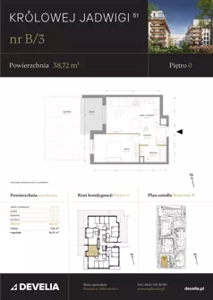 2 pokoje, mieszkanie 37,78 m², parter, oferta nr A/03, Królowej Jadwigi 51 - Etap I, Poznań, Wilda, Stare Miasto, Królowej Jadwigi 51