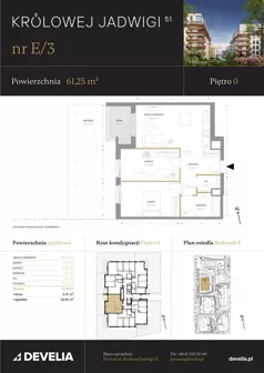 3 pokoje, mieszkanie 61,25 m², piętro 1, oferta nr D/10, Królowej Jadwigi 51 - Etap II, Poznań, Wilda, Stare Miasto, Królowej Jadwigi 51