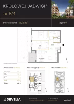3 pokoje, mieszkanie 61,25 m², piętro 1, oferta nr D/10, Królowej Jadwigi 51 - Etap II, Poznań, Wilda, Stare Miasto, Królowej Jadwigi 51