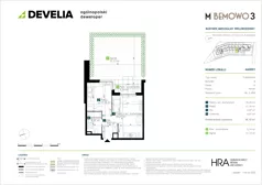 2 pokoje, mieszkanie 38,15 m², parter, oferta nr AA0001, M Bemowo 3, Warszawa, Bemowo, Chrzanów, ul. Szeligowska