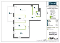 4 pokoje, mieszkanie 71,97 m², piętro 1, oferta nr AA0101, Vilda Arte, Poznań, Wilda, Wilda, Mieczysława Niedziałkowskiego 11