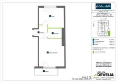 2 pokoje, mieszkanie 51,73 m², piętro 1, oferta nr AA0110, Vilda Arte, Poznań, Wilda, Wilda, Mieczysława Niedziałkowskiego 11
