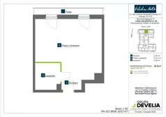 1 pokój, mieszkanie 35,16 m², piętro 2, oferta nr AA0206, Vilda Arte, Poznań, Wilda, Wilda, Mieczysława Niedziałkowskiego 11