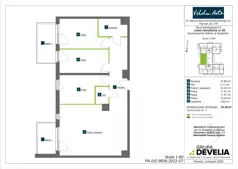 4 pokoje, mieszkanie 87,49 m², piętro 3, oferta nr AA0302, Vilda Arte, Poznań, Wilda, Wilda, Mieczysława Niedziałkowskiego 11