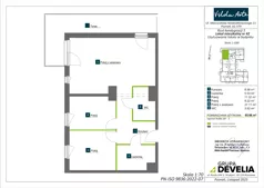 3 pokoje, mieszkanie 65,66 m², piętro 4, oferta nr AA0403, Vilda Arte, Poznań, Wilda, Wilda, Mieczysława Niedziałkowskiego 11