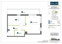 2 pokoje, mieszkanie 49,35 m², piętro 4, oferta nr AA0405, Vilda Arte, Poznań, Wilda, Wilda, Mieczysława Niedziałkowskiego 11