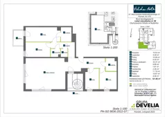 5 pokoi, mieszkanie 121,06 m², piętro 5, oferta nr AA0501, Vilda Arte, Poznań, Wilda, Wilda, Mieczysława Niedziałkowskiego 11
