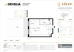 2 pokoje, mieszkanie 45,48 m², parter, oferta nr AA0002, Vivre, Wrocław, Gaj, Świeradowska 75A
