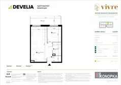 2 pokoje, mieszkanie 44,98 m², piętro 2, oferta nr AA0209, Vivre, Wrocław, Gaj, Świeradowska 75A