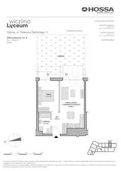 2 pokoje, mieszkanie 38,29 m², piętro 1, oferta nr WL/Z11/13, Wiczlino Lyceum, Gdynia, Chwarzno-Wiczlino, Wiczlino, ul. Danusi 31