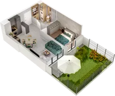 2 pokoje, mieszkanie 38,29 m², piętro 1, oferta nr WL/Z11/13, Wiczlino Lyceum, Gdynia, Chwarzno-Wiczlino, Wiczlino, ul. Danusi 31