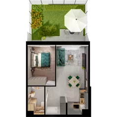 2 pokoje, mieszkanie 38,29 m², piętro 1, oferta nr WL/Z11/13, Wiczlino Lyceum, Gdynia, Chwarzno-Wiczlino, Wiczlino, ul. Danusi 31