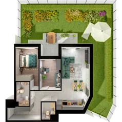 3 pokoje, mieszkanie 61,95 m², piętro 2, oferta nr WL/Z11/31, Wiczlino Lyceum, Gdynia, Chwarzno-Wiczlino, Wiczlino, ul. Danusi 31 
