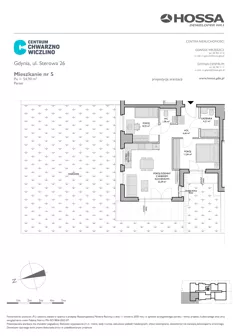3 pokoje, mieszkanie 54,90 m², parter, oferta nr CCW/S26/5, Centrum Chwarzno - Wiczlino, Gdynia, Chwarzno-Wiczlino, ul. Fregatowa
