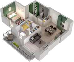 3 pokoje, mieszkanie 51,05 m², piętro 1, oferta nr CCW/S26/15, Centrum Chwarzno - Wiczlino, Gdynia, Chwarzno-Wiczlino, ul. Fregatowa