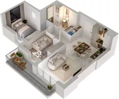 3 pokoje, mieszkanie 51,05 m², piętro 1, oferta nr CCW/S24/16, Centrum Chwarzno - Wiczlino, Gdynia, Chwarzno-Wiczlino, ul. Fregatowa