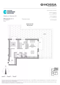 3 pokoje, mieszkanie 64,09 m², piętro 1, oferta nr CCW/S18/16, Centrum Chwarzno - Wiczlino, Gdynia, Chwarzno-Wiczlino, ul. Fregatowa