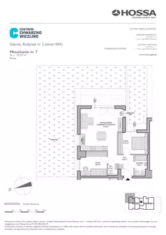 3 pokoje, mieszkanie 60,34 m², piętro 1, oferta nr CCW/S20/15, Centrum Chwarzno - Wiczlino, Gdynia, Chwarzno-Wiczlino, ul. Fregatowa