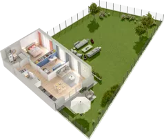 3 pokoje, mieszkanie 57,64 m², piętro 2, oferta nr WW/B4/31, Welocity Wiczlino, Gdynia, Chwarzno-Wiczlino, ul. Jana Kazimierza