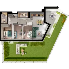 4 pokoje, mieszkanie 70,99 m², piętro 1, oferta nr WL/Z11/15, Wiczlino Lyceum, Gdynia, Chwarzno-Wiczlino, Wiczlino, ul. Danusi 31