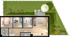 4 pokoje, mieszkanie 75,10 m², parter, oferta nr WW/B5/2, Welocity Wiczlino, Gdynia, Chwarzno-Wiczlino, ul. Jana Kazimierza