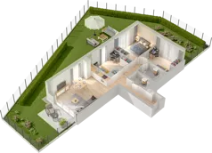 4 pokoje, mieszkanie 73,46 m², parter, oferta nr WW/B5/9, Welocity Wiczlino, Gdynia, Chwarzno-Wiczlino, ul. Jana Kazimierza